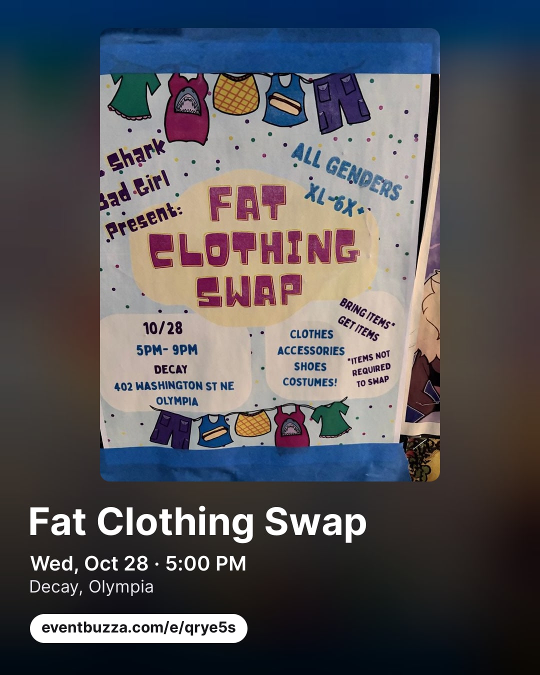 Post picture for FAT CLOTHING SWAP