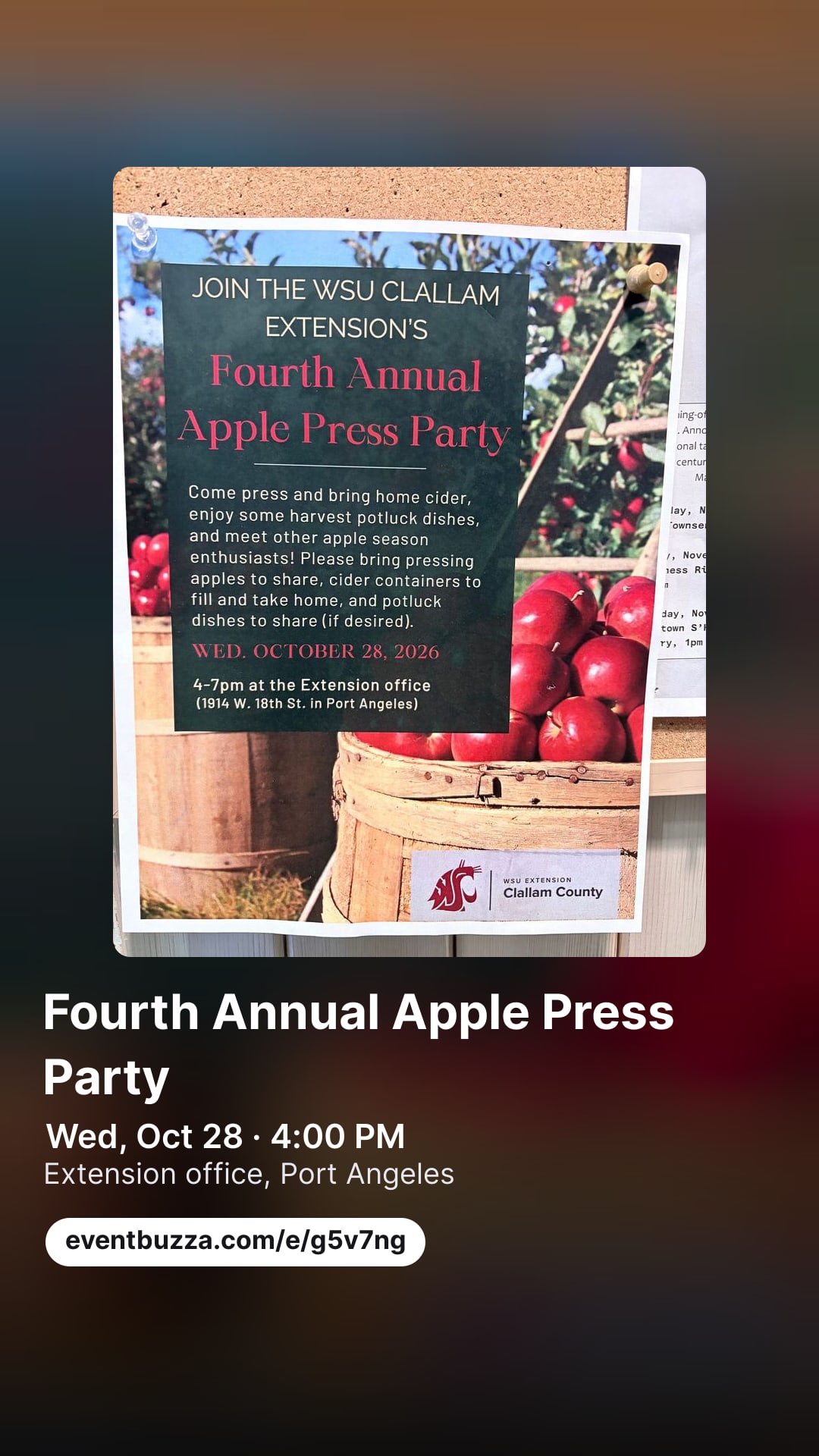 Story picture for Fourth Annual Apple Press Party