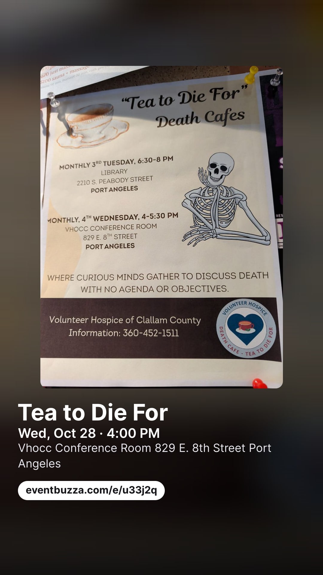Story picture for Tea to Die For