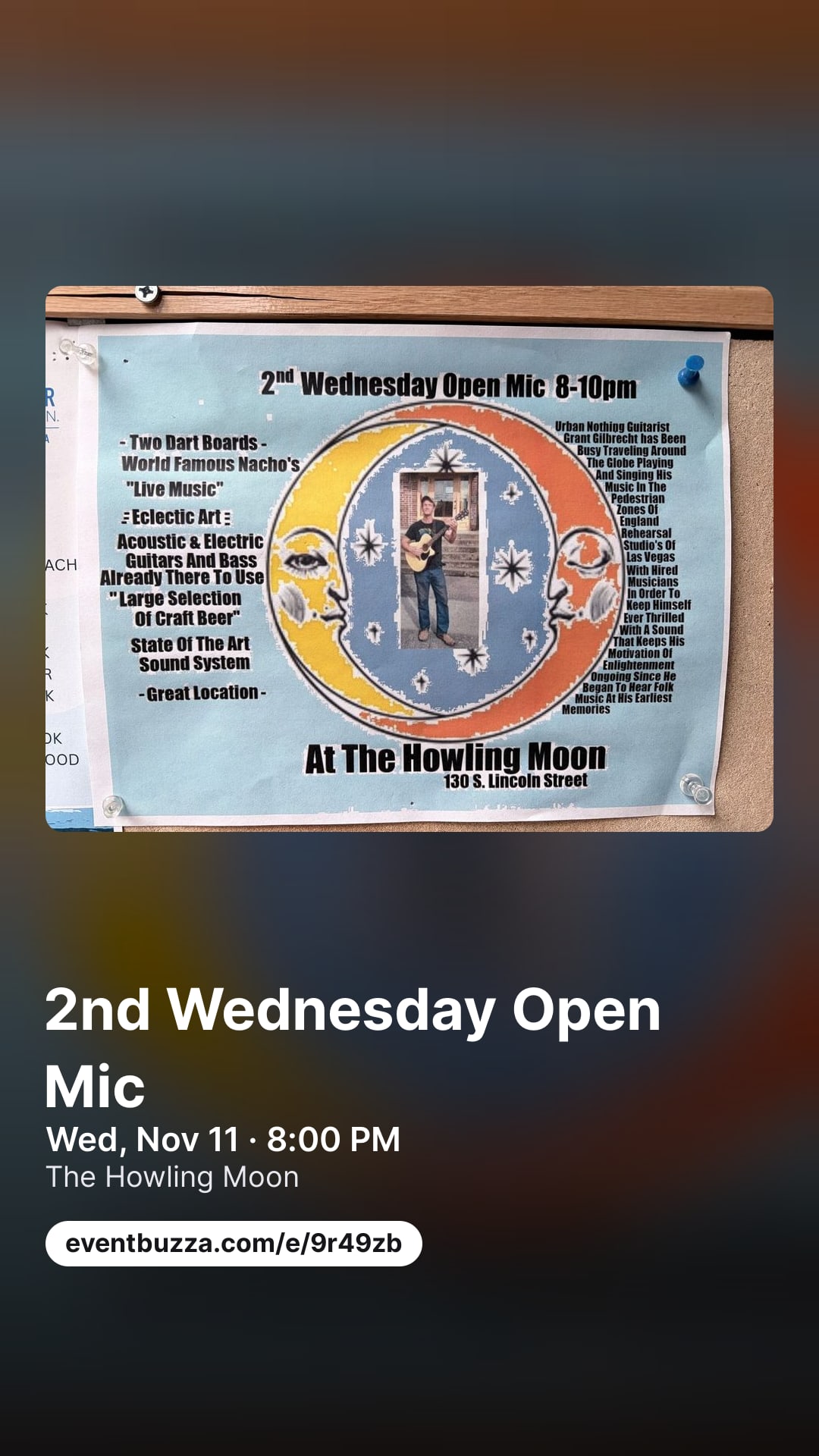 Story picture for 2nd Wednesday Open Mic