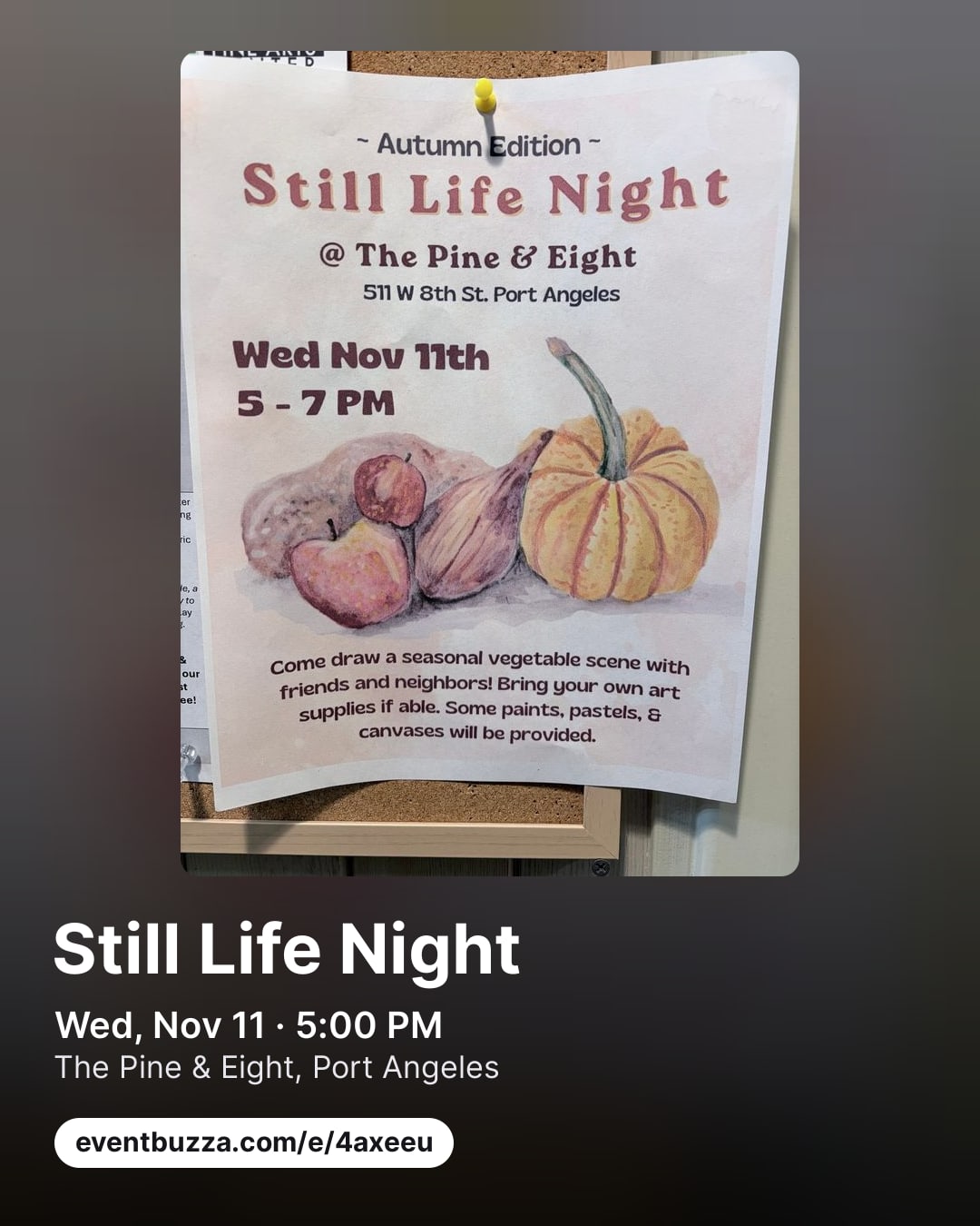Post picture for Still Life Night