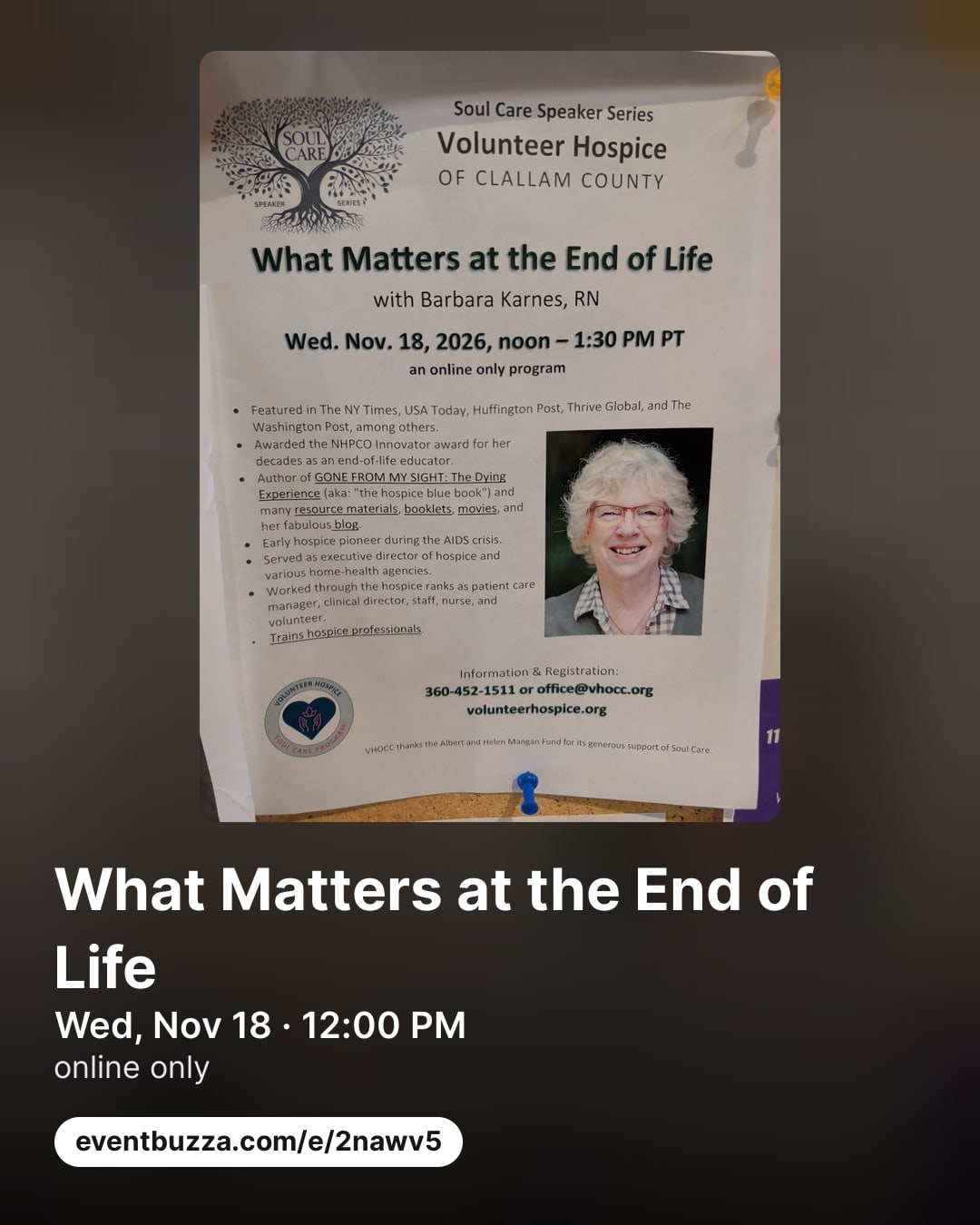 Post picture for What Matters at the End of Life