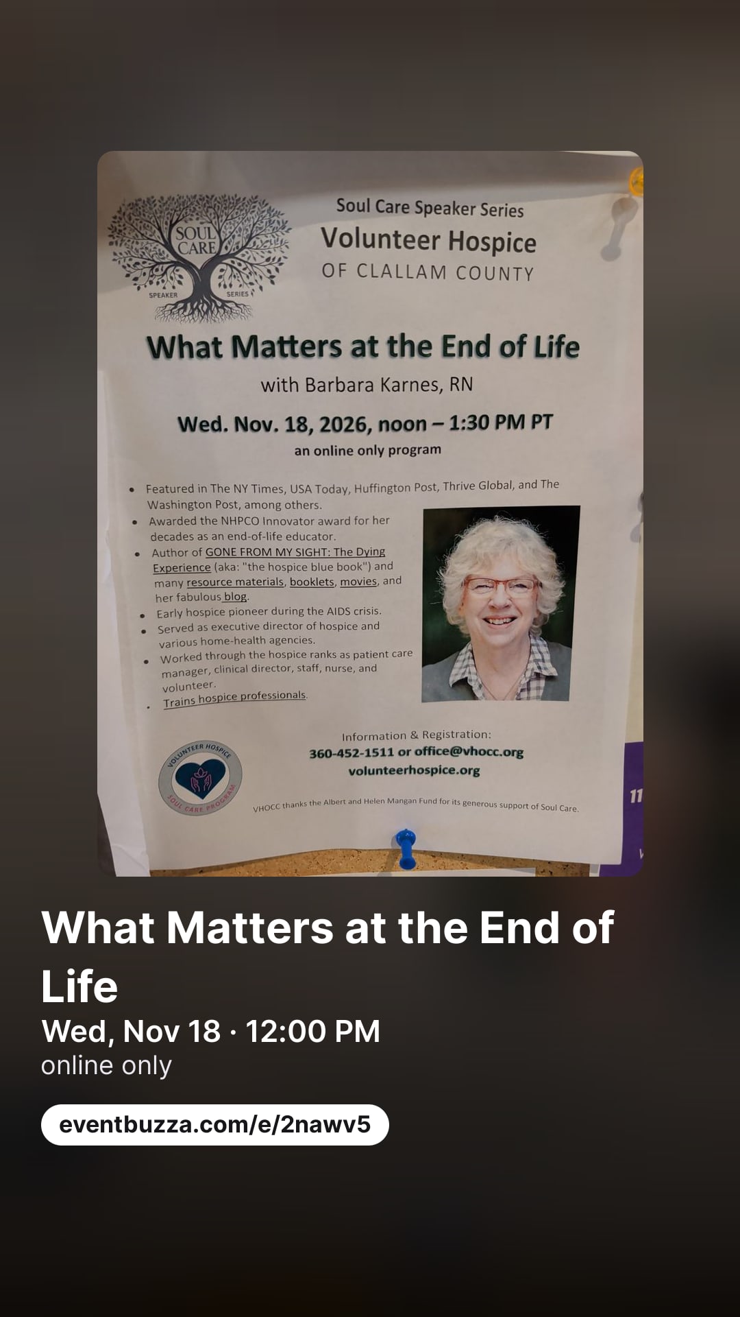 Story picture for What Matters at the End of Life