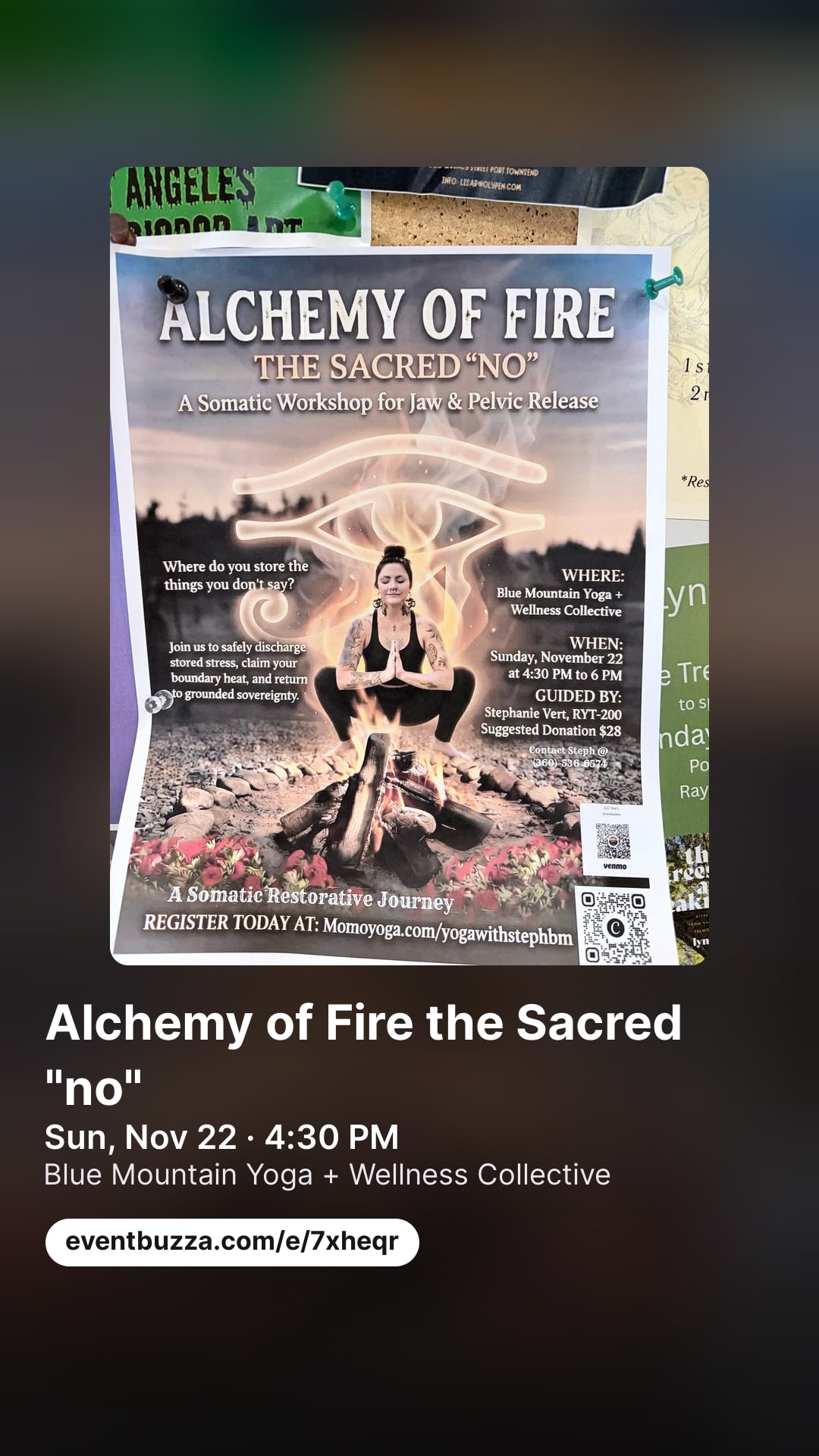 Story picture for ALCHEMY OF FIRE THE SACRED "NO"