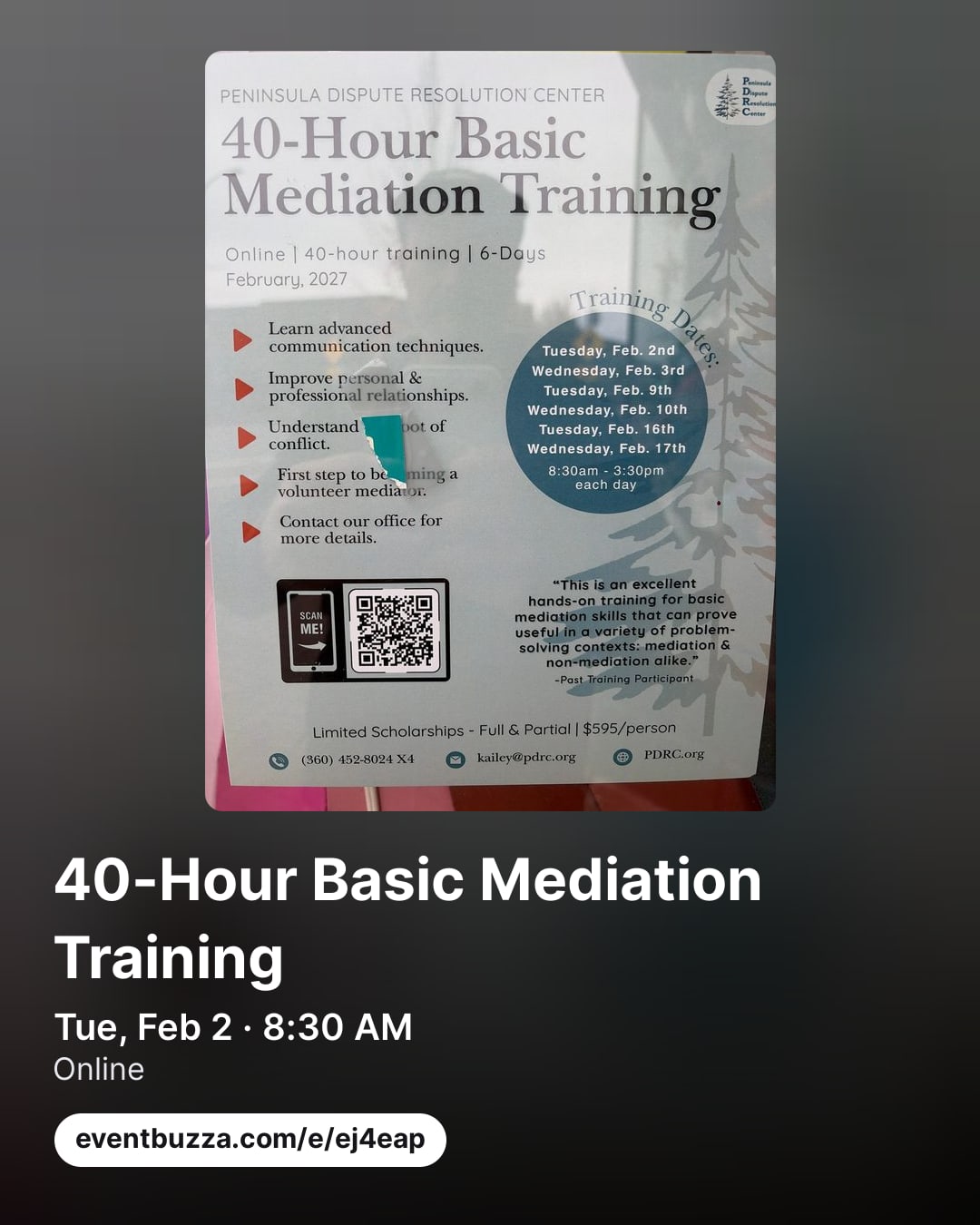 Post picture for 40-Hour Basic Mediation Training