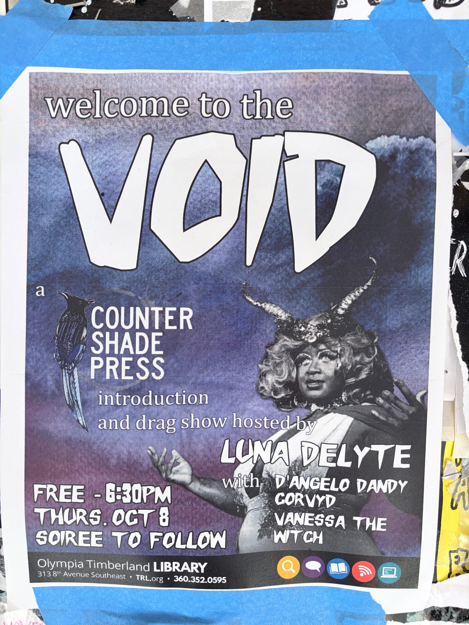 Flyer for welcome to the VOID