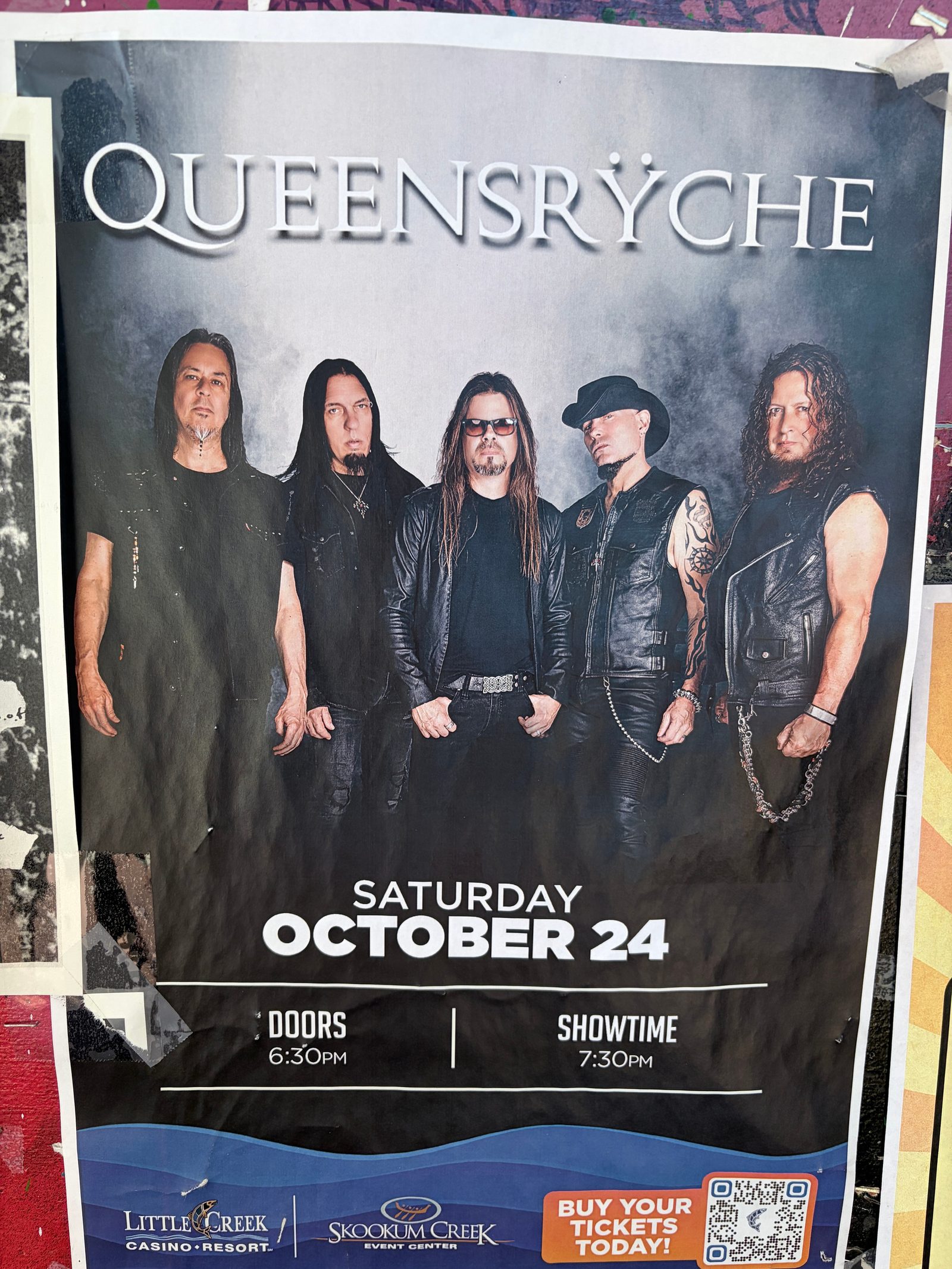 Flyer for QUEENSRYCHE