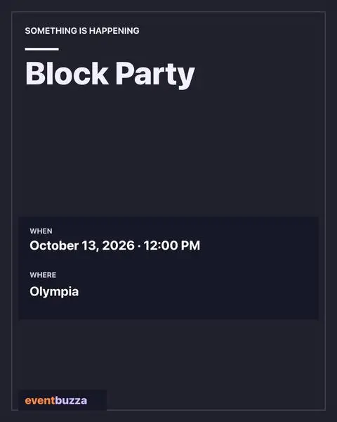 Flyer: Block Party