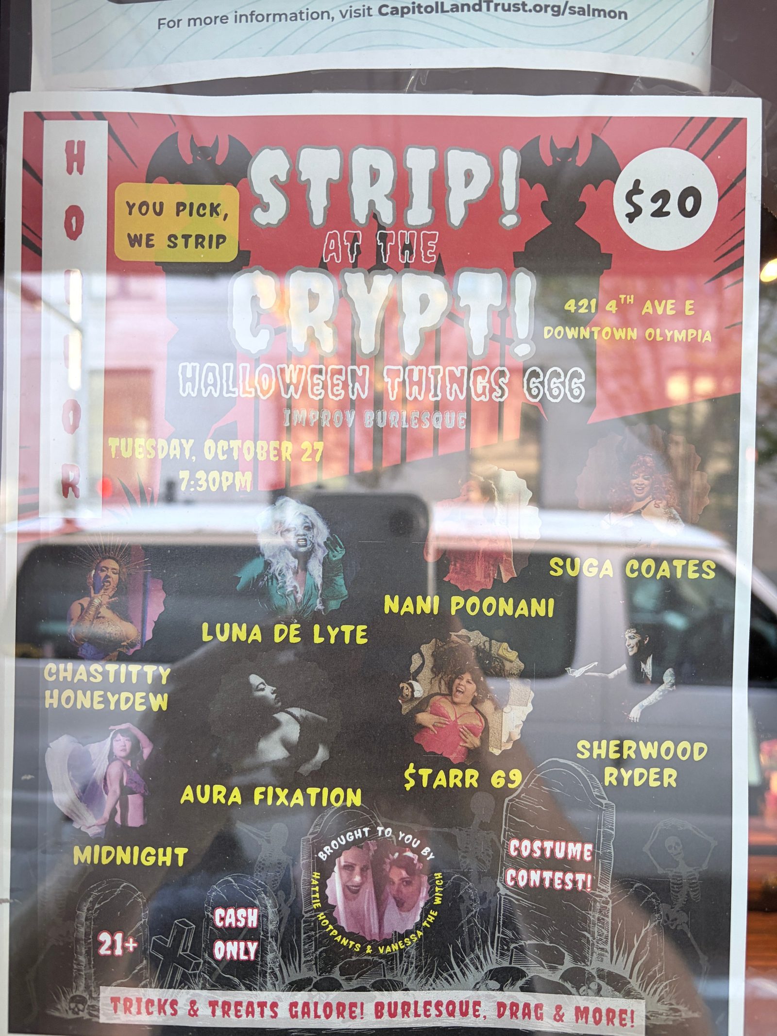Flyer for STRIP! YOU PICK, WE STRIP!