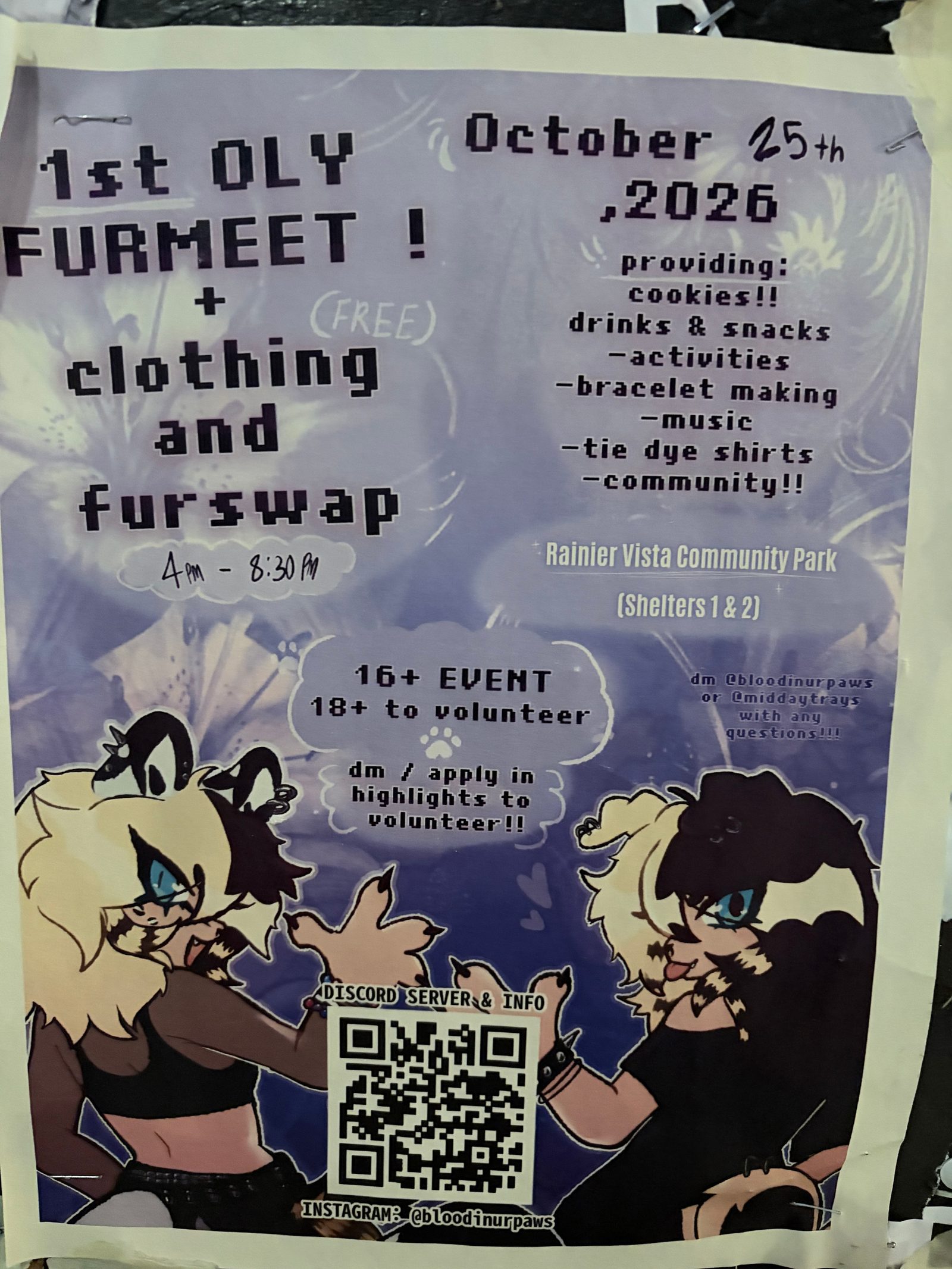 Flyer for 1st OLLY FURMEET!