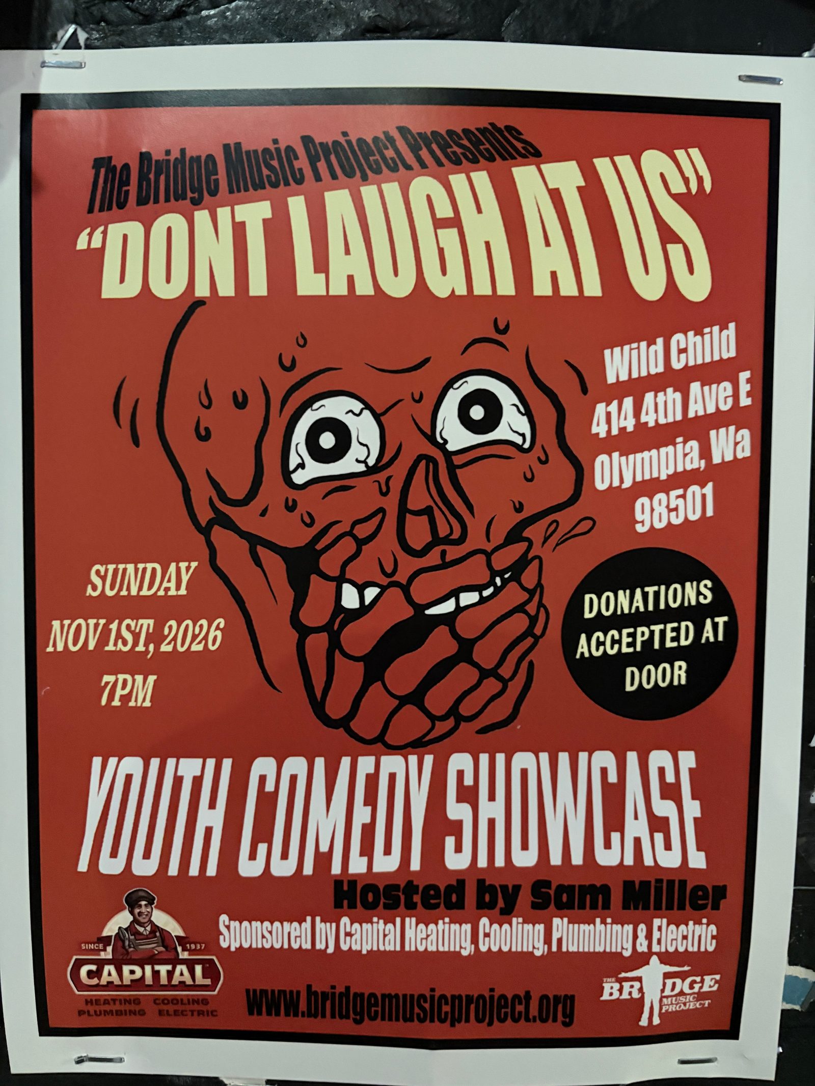 Flyer for DONT LAUGH AT US