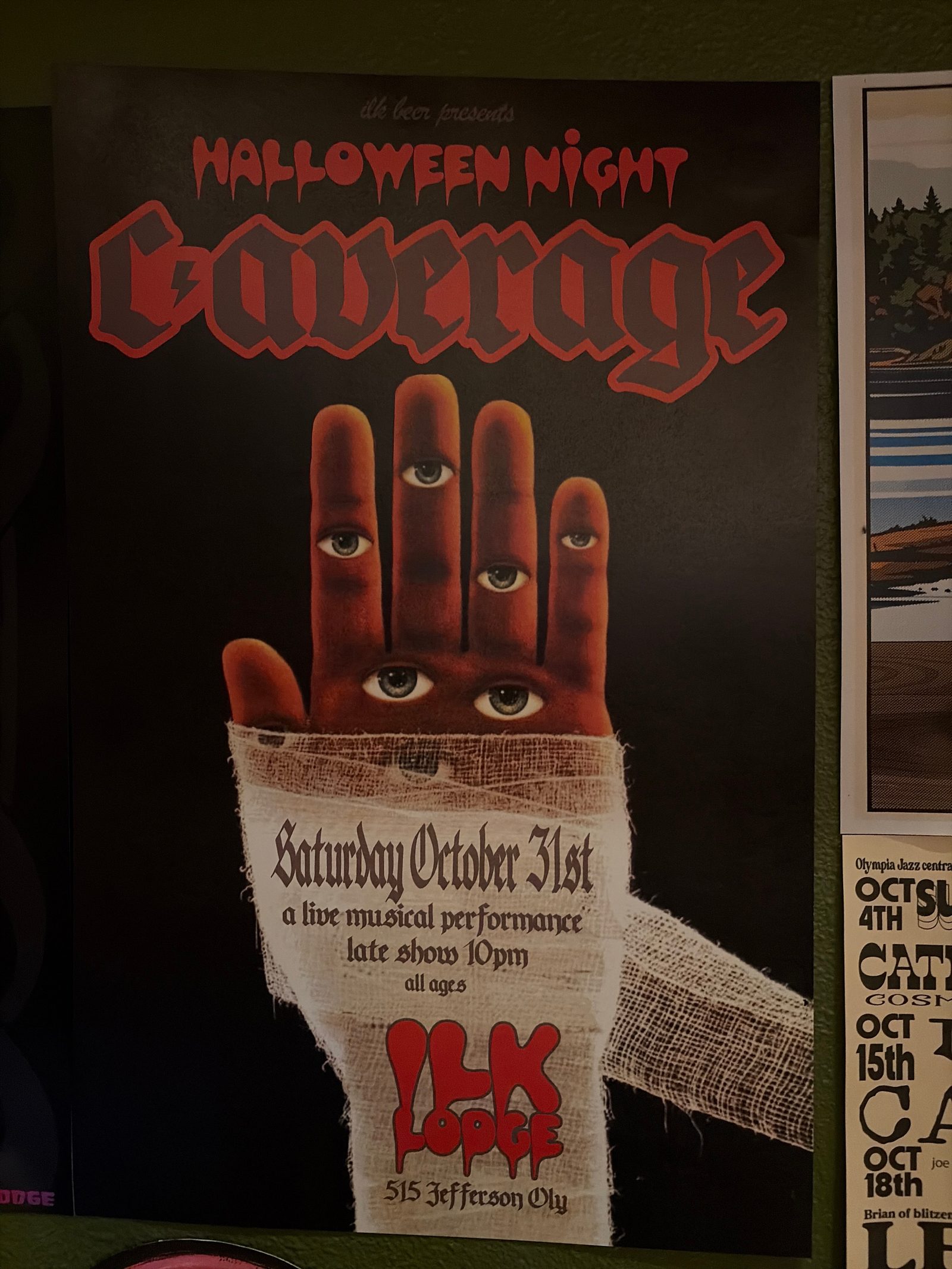 Flyer for HALLOWEEN NIGHT Coverage